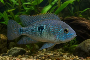 Aequidens pulcher Acara bleu