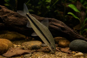 Anostomus spiloclistron Faux anostomus à trois taches