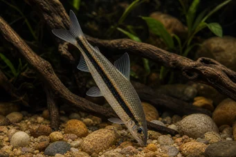 Anostomus taeniatus Anostomus cuivre