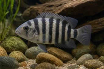 Archocentrus nigrofasciatus Cichlidé-bagnard