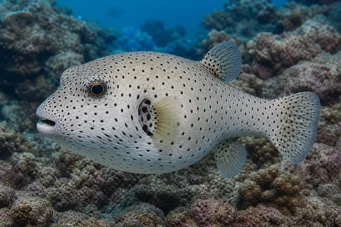 Arothron stellatus Poisson-ballon étoilé