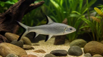 Balantiocheilus melanopterus Requin d'argent