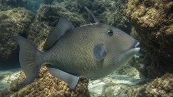 Balistes carolinensis Poisson-porc