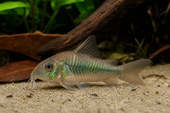 Brochis splendens Poisson-chat émeraude