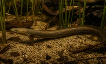 Calamoichthys calabaricus Poisson-roseau