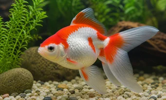 Carassius auratus japonais Poisson rouge japonais