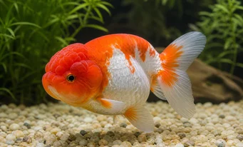 Carassius auratus lion Tête de lion