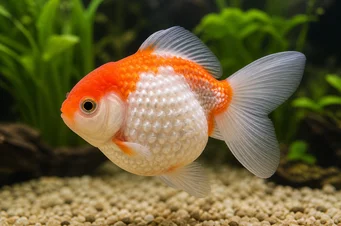 Carassius auratus perle Poisson rouge perlé