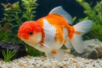Carassius auratus pompon Pompon