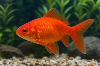 Carassius auratus rouge Poisson rouge