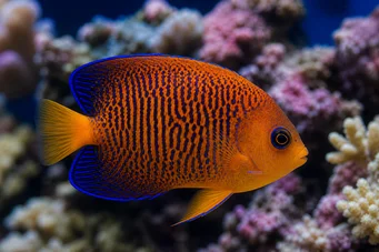 Centropyge potteri Ange de mer roux