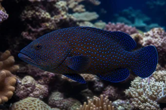 Cephalopholis argus Mérou noir