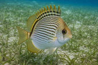 Chaetoderma penicilligera Poisson-lime orné