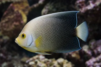 Chaetodontoplus mesoleucus Poisson-ange vermiculé