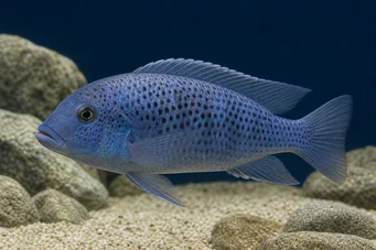 Cyrtocara polystigma Haplo tacheté