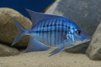 Dimidiochromis Compressiceps Cichlidé mangeur d'yeux