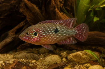 Hemichromis guttatus Hemichromis rouge (guttatus)