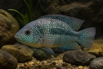 Herichthys cyanoguttatus carpintus Cichlidé du Texas