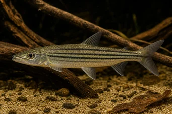 Ichthyborus quadrilineatus Characin à bec (Phago) à quatre lignes