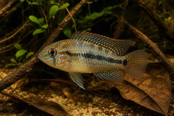 Laetacara curviceps Cichlidé étendard