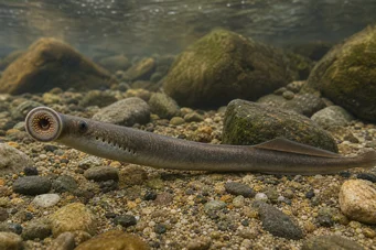 Lampetra wilderi Lamproie américaine