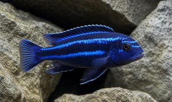 Melanochromis cyaneorhabdos Melanochromis maingano