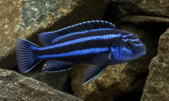 Melanochromis johanni Cichlidé cobalt