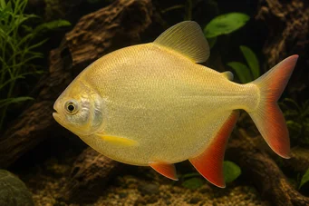 Myleus rubripinnis luna xanthique Myleus rubripinnis luna xanthique