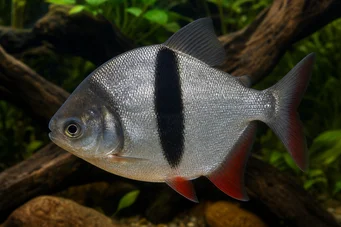 Myleus schomburgkii Myleus de Schomburgk, myleus à barre noire