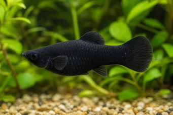 Poecilia sphenops Black molly