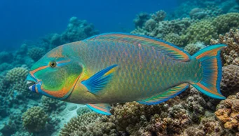 Scarus guacamaia Perroquet arc-en-ciel