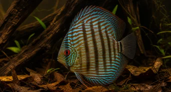 Symphysodon aequifasciatus Discus brun