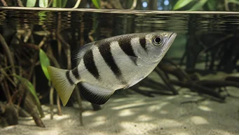 Toxotes jaculator Poisson archer