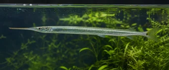 Xenentodon cancila Poisson aiguille argenté